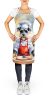 Schnauzer The Chef Apron Cooking Kitchen Server Baking Crafts Gardening for Adult Women Men, Unisex, Large, Multicolor