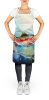 Rainbow Trout Apron Cooking Kitchen Server Baking Crafts Gardening for Adult Women Men, Unisex, Large, Multicolor