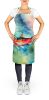 Salmon Apron Cooking Kitchen Server Baking Crafts Gardening for Adult Women Men, Unisex, Large, Multicolor