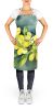 South Carolina Yellow Jessamine in Watercolor Apron Cooking Kitchen Server Baking Crafts Gardening for Adult Women Men, Unisex, Large, Multicolor