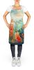 Seaweed Apron Cooking Kitchen Server Baking Crafts Gardening for Adult Women Men, Unisex, Large, Multicolor