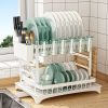 Kitchen double drain rack