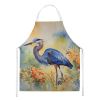 Blue Heron Apron Cooking Kitchen Server Baking Crafts Gardening for Adult Women Men, Unisex, Large, Multicolor